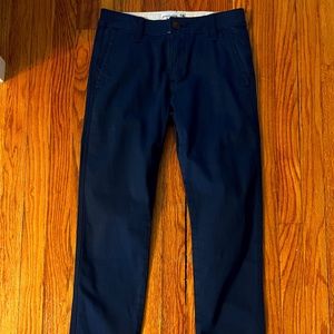 Abercrombie Kids Navy Slim Chino Pants (Size 11/12)
